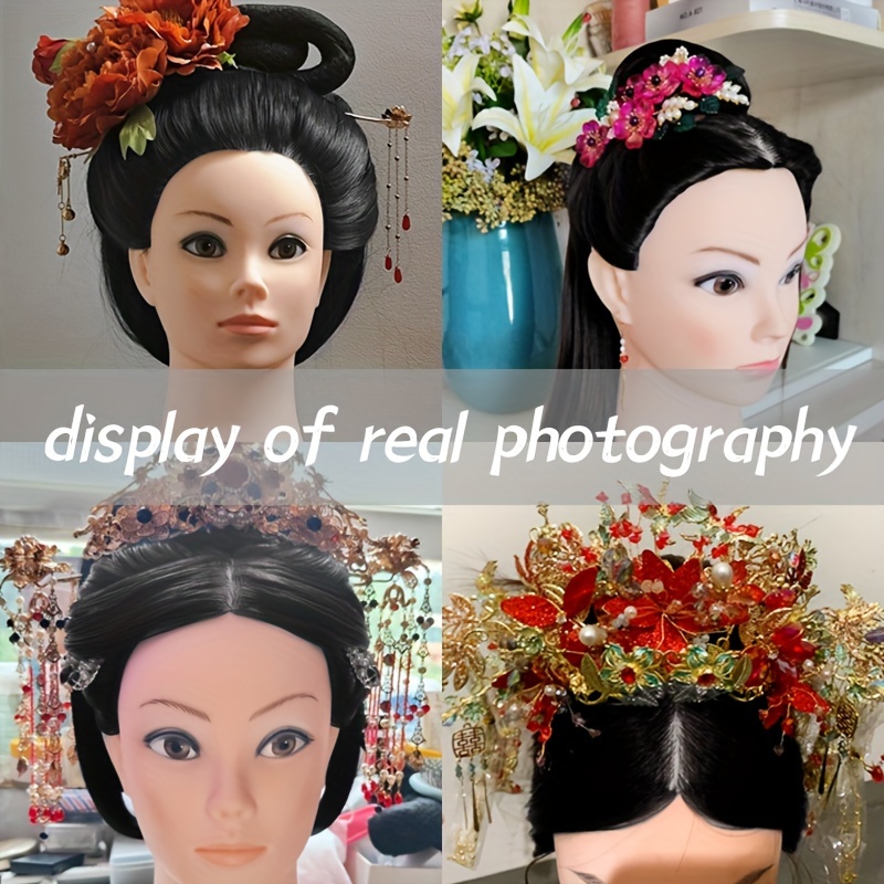 Salon Practice Head Model for Hair Styling