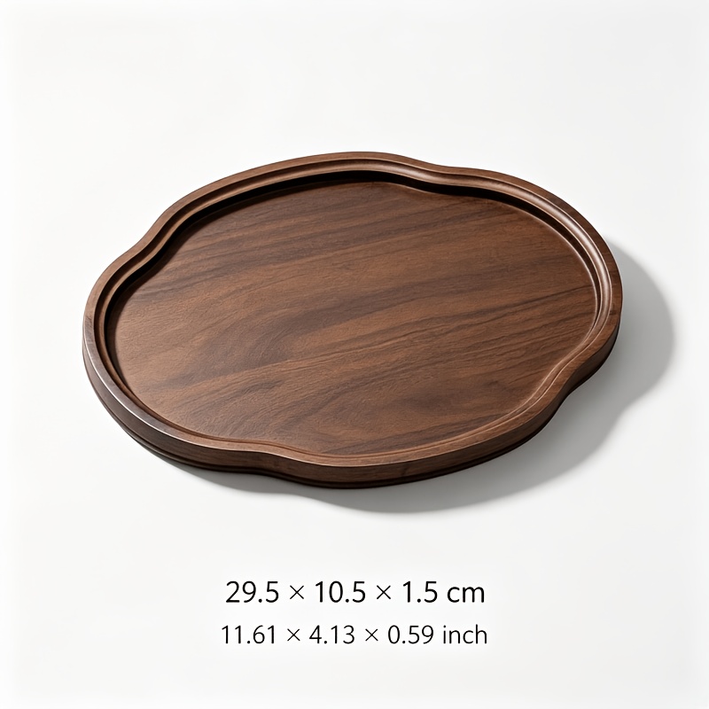 TEMU Plateau décoratif asymétrique ovale en , plusieurs tailles, plateau de rangement et de service, cadeau et le camping, cadeau pour femmes et , NE