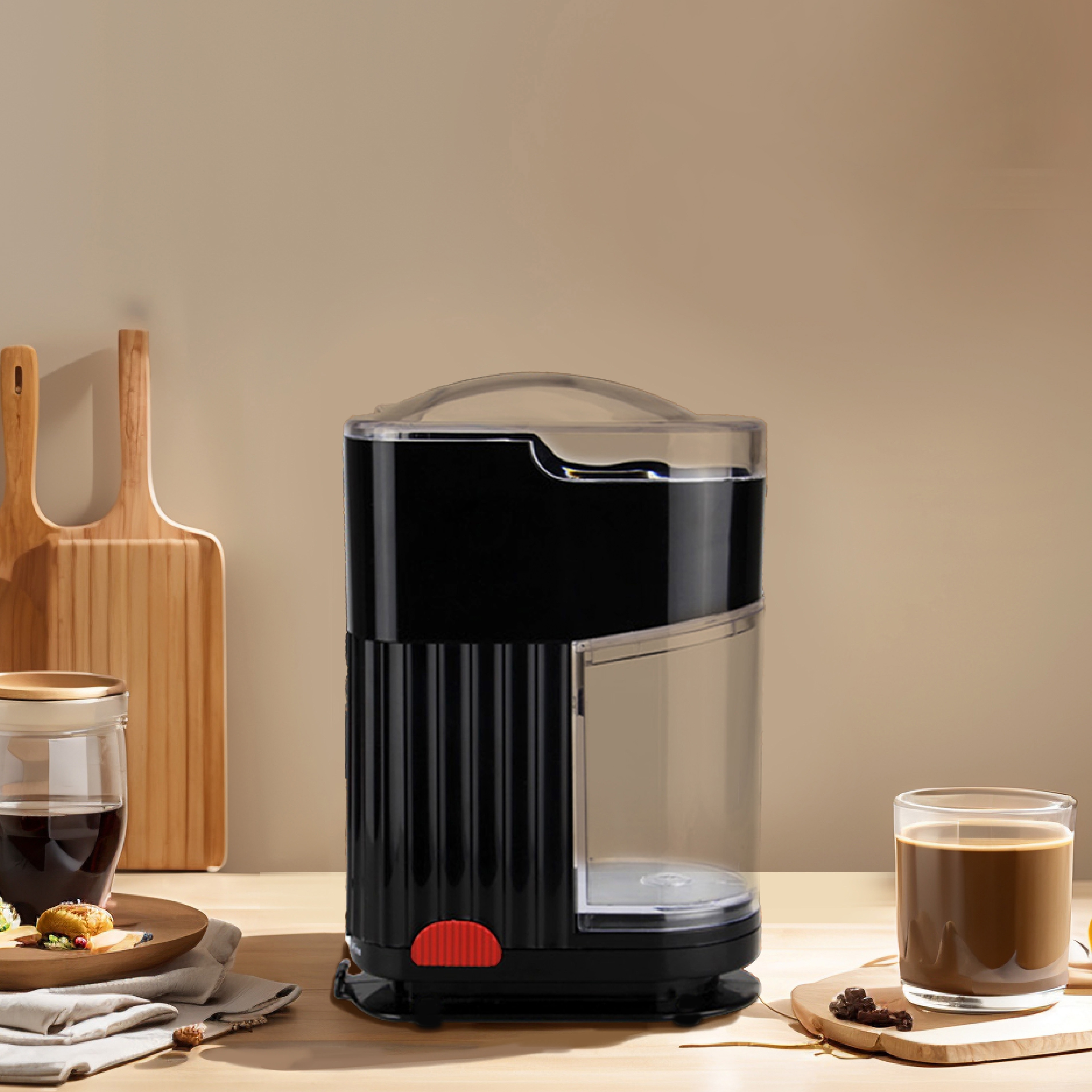 簡単プッシュ式のステンレス製電動コーヒーグラインダー 50人に聞いた