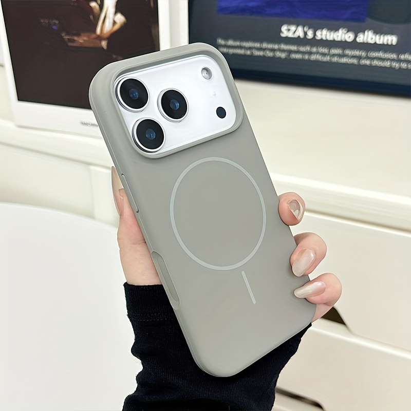 Image of Phone Case: A Vibrant, Matte-finish Shockproof Magnetic Phone Case, Compatible With Iphone 17/17 Air/17 Pro Max/17 Pro, 16e, 16, 15, 14, 13, 12, 11 Pro Plus, S22 S23 S24 S25 Fe Edge.