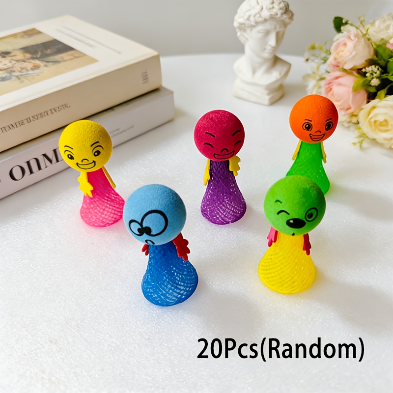 20pcs Colorful Bounce Figures - EVA * for * Fun Novelty Rewards for Boys &  Girls, Ideal for Birthday Parties & * (Assorted Designs) *'s Gifts|*  Toys|Durable Plastic Toys, Mini Toys