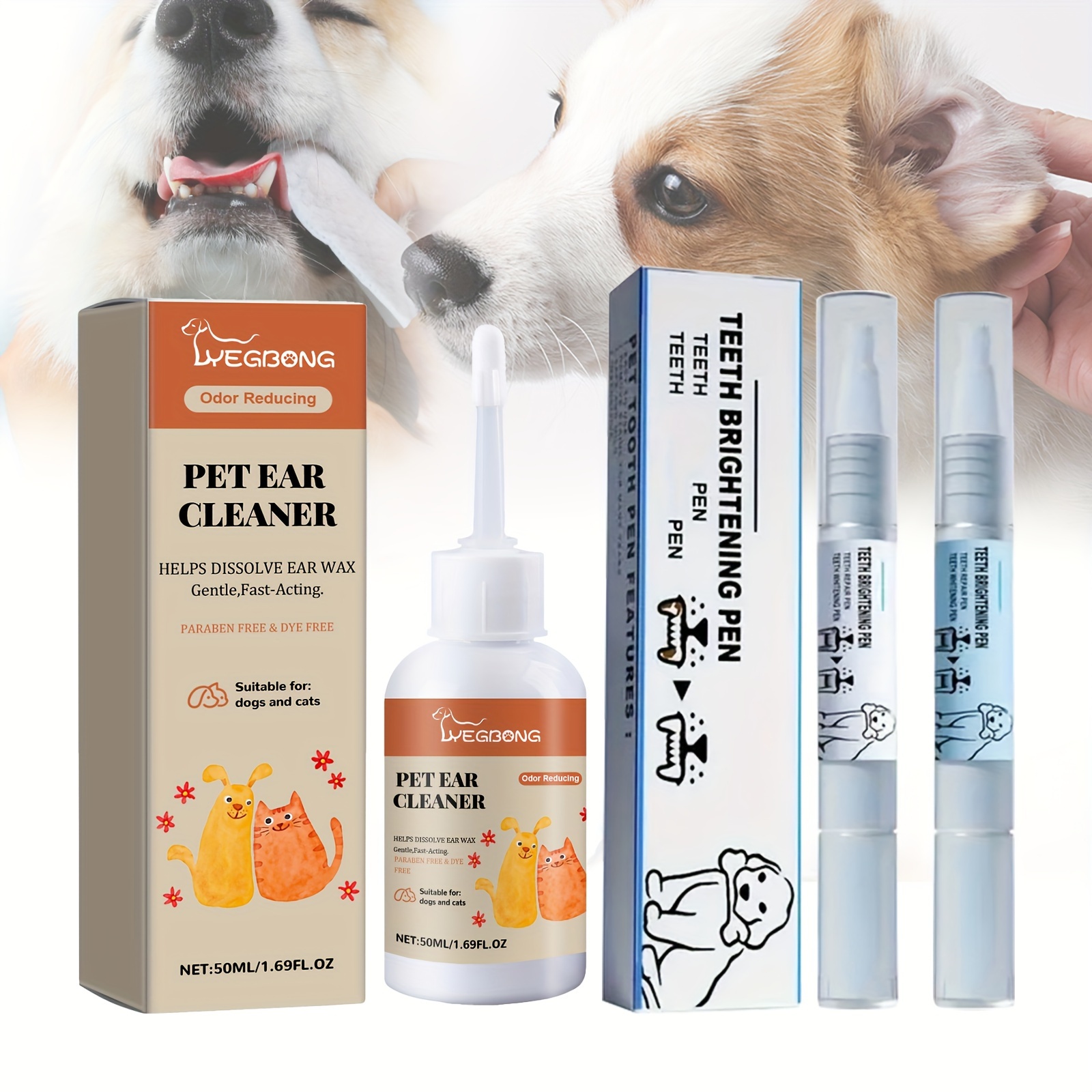 

Pet Cleaning Kit, Pet Ear + Pensoothes Itchy , Removes And ,, Effectively Removes And , Maintains And - , Non-toxic, Suitable And