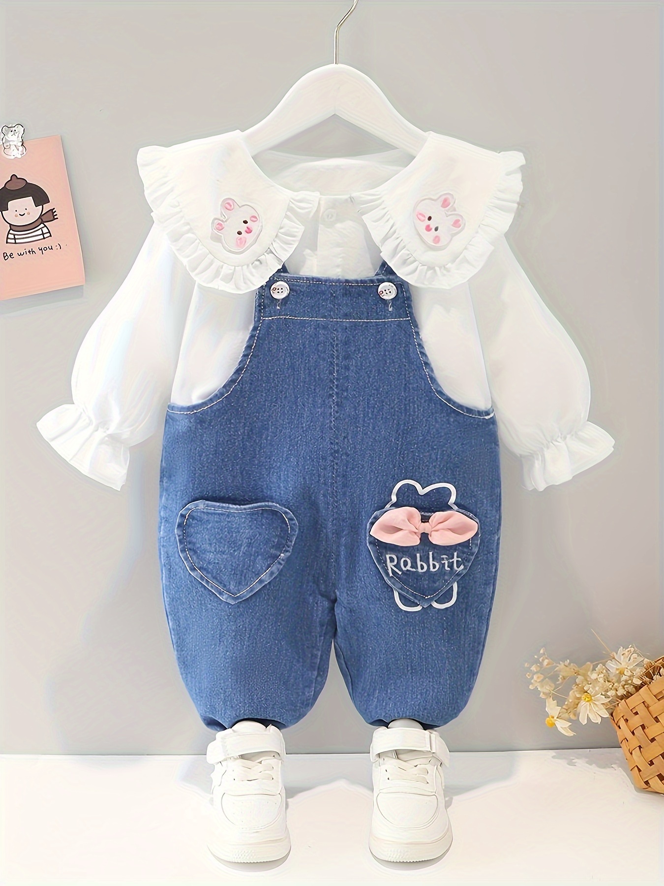 two piece set for spring and autumn featuring a   overalls for baby girls   casual wear in     for outdoor   outdoor   outdoor Product details 0