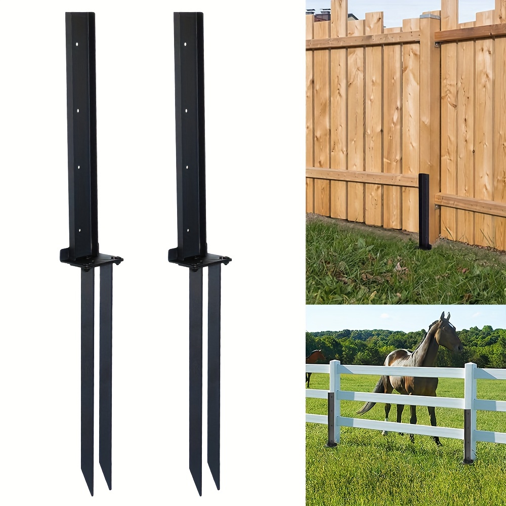 Fence Post Repair Kit – Heavy-Duty Anchor Spike For Leaning Posts, Mailbox, Signs