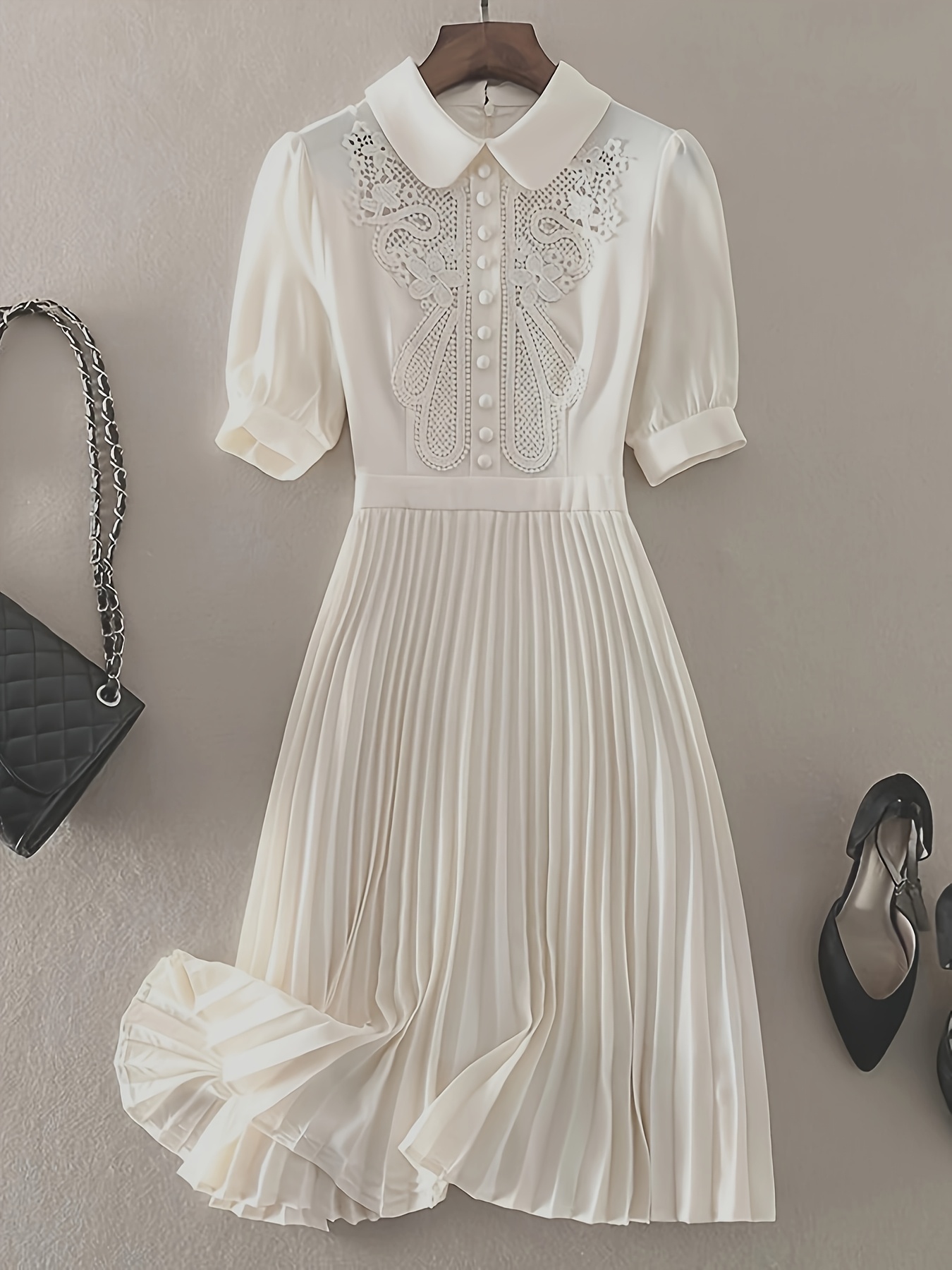 focus high end elegant womens short sleeve dress - Temu United Kingdom