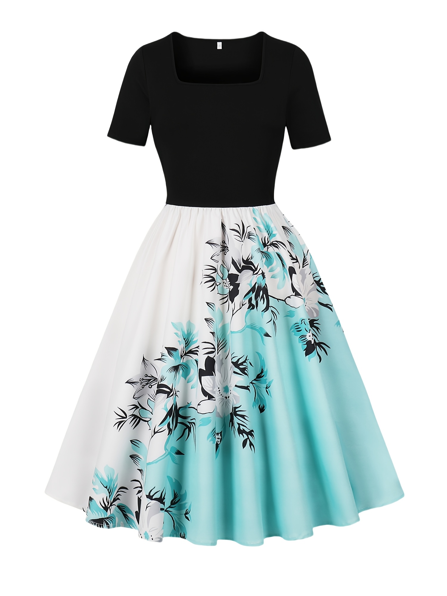 slim fit dress slacks Kate Middleton Pale Pink Fit Flare Summer Dress – opalroyaleclothing main image 0