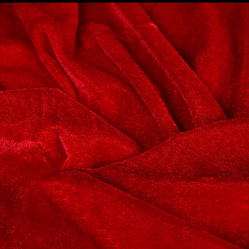 TEMU Tissu en velours de qualité supérieure avec un poil luxuriant et doux comme du velours, doux au et doté d'une respirabilité fiable. Parfait pour