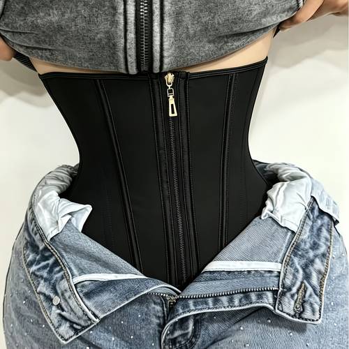 imagen del artículo faja para mujer, faja de compresión de capa, faja compresión para abultar y dar forma a la barriga, adecuada para uso