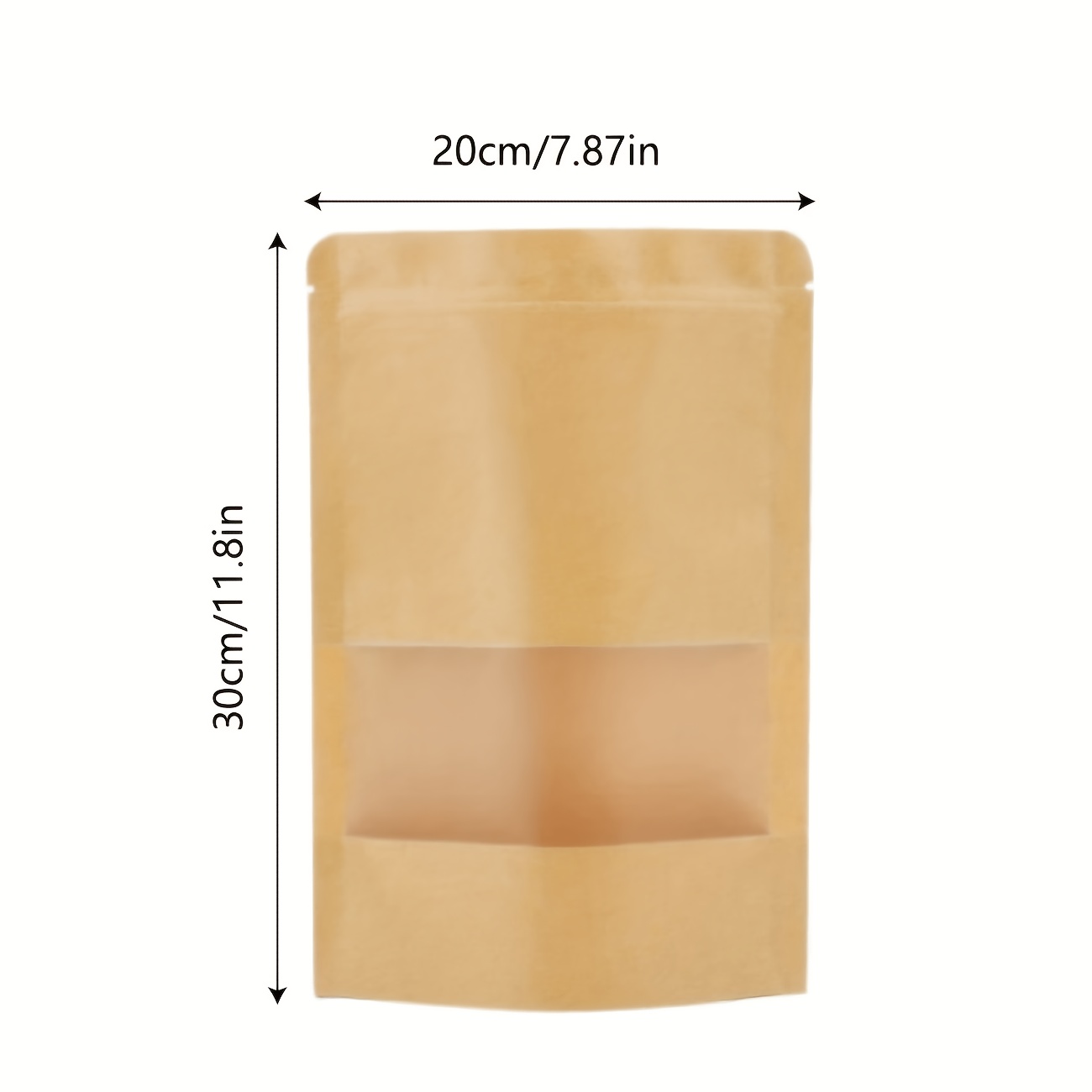 TEMU Gift For Her/him 40pcs 7.87x11.8inch (20x30cm) Self-seal Bags Reusable Seal Moisture--proof, Storage Bags, Thickened , Item Storage,