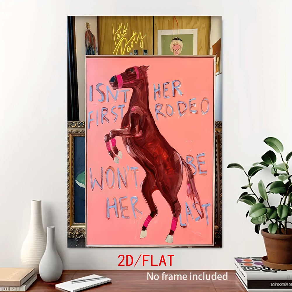 TEMU 2d Flat, [jit]2d Flat 1pc Frameless Canvas Painting, Printed Painting, Oil Painting, Mural, Home Decoration Painting, Living Room, Sofa