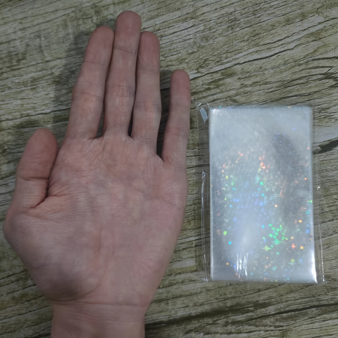 50 transparent shiny photo bags gradient card - Temu Georgia
