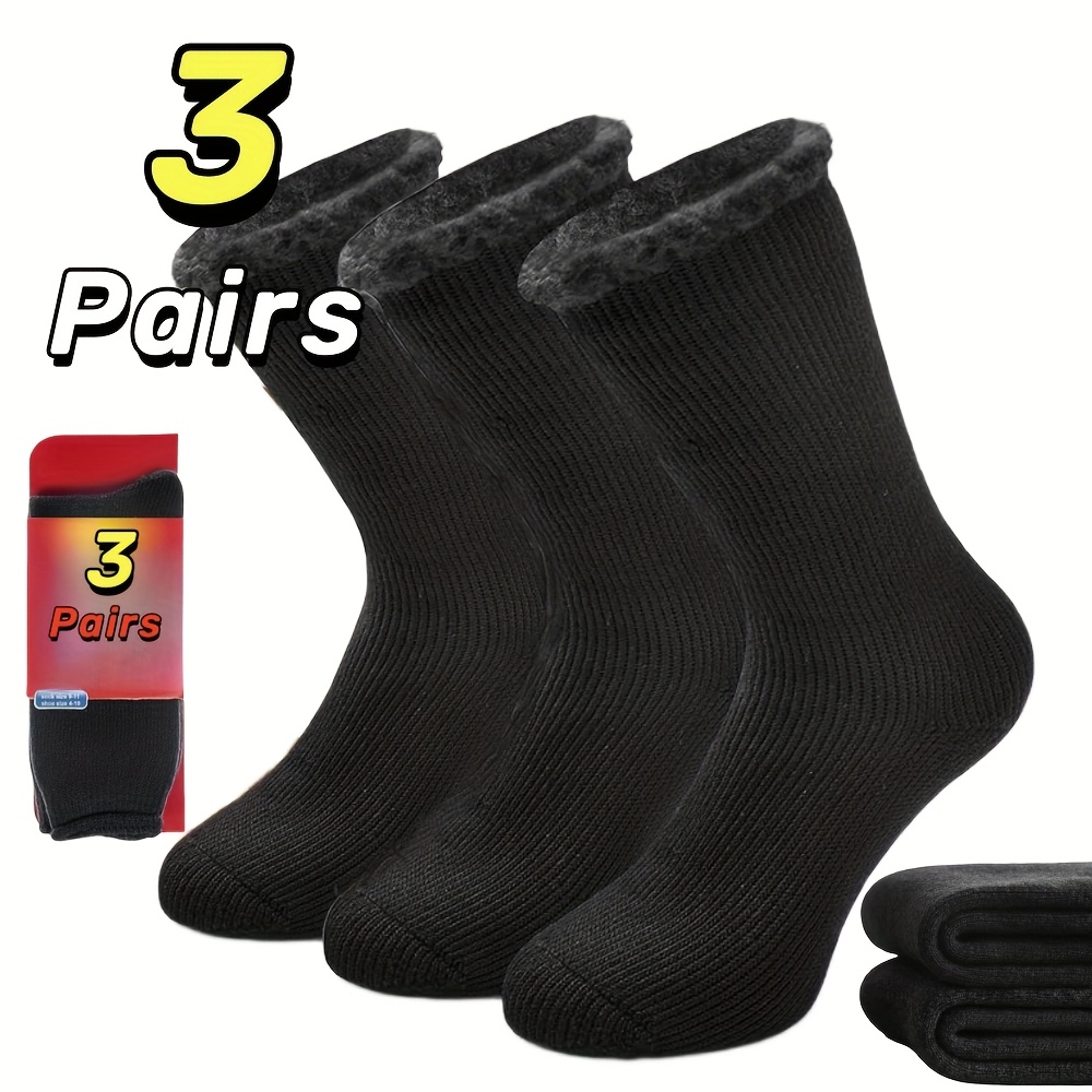 winter men's thick warm plush socks extra thick Temu Mexico