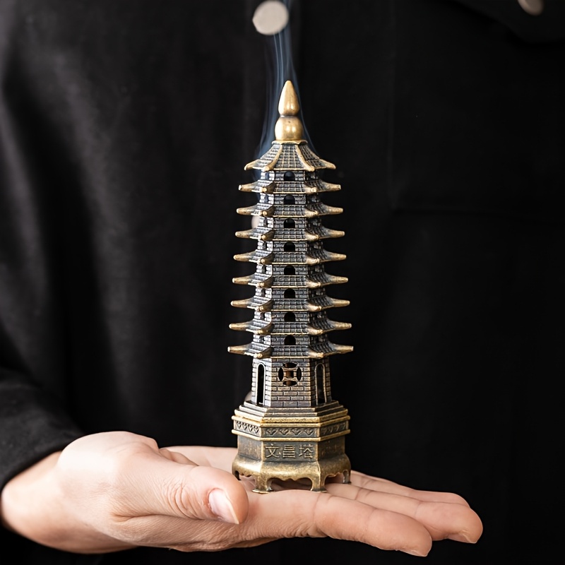 

Elegant Large Brass - Chinese Tower Design For Yoga, Meditation & Home Decor | Perfect Gift For Holidays &