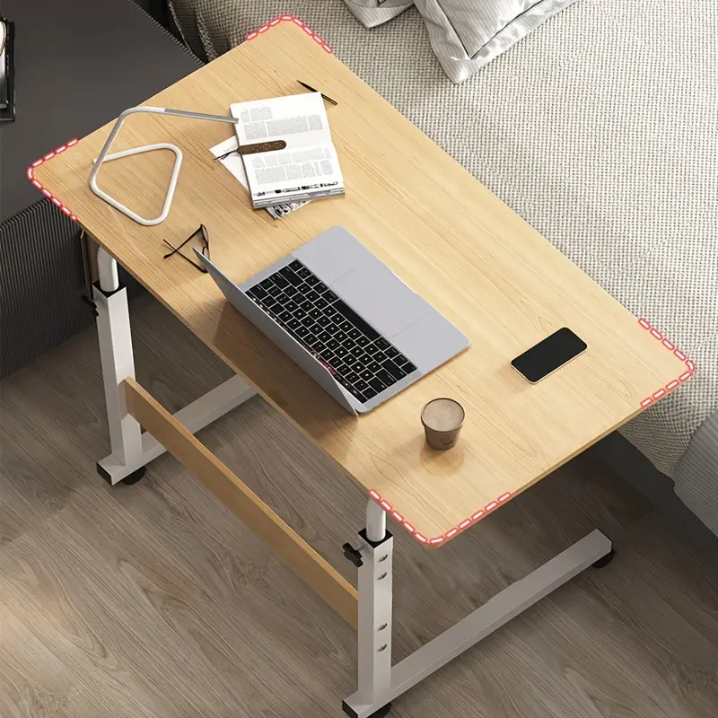 1pc Bedroom Bedside Table, Removable, Simple Bedside Table, Student Lift Desk, Dormitory Lazy Desk, Simple Computer Desk