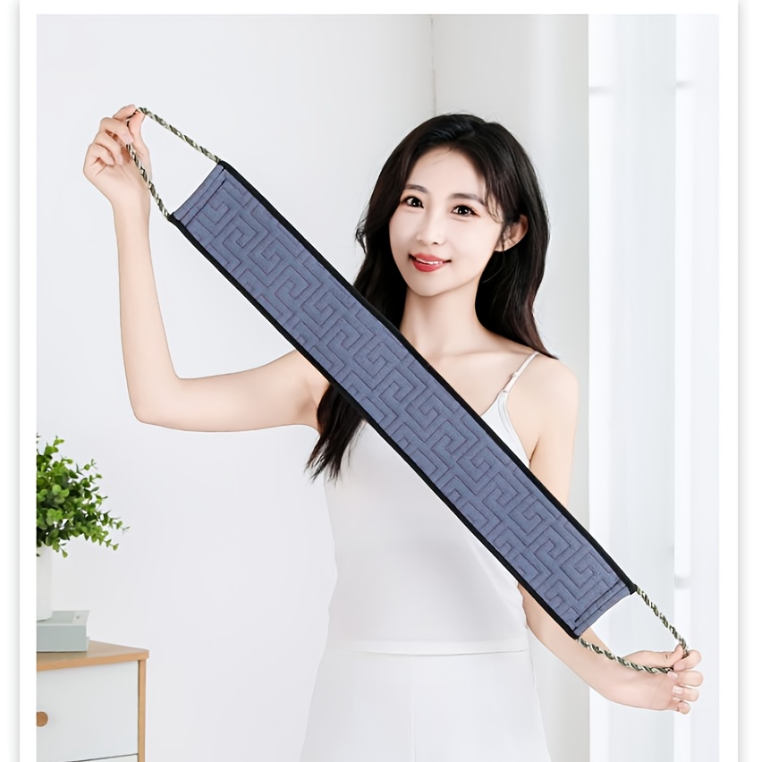 TEMU Exfoliating Bath Towel, Bathroom Supplies Back Ash Artifact, Coarse Sand Back Scrubber, Exfoliating Scrub Back Towel, Unisex Back Scrubber