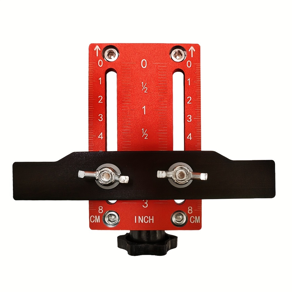 Image of Cabinet Door Mounting Jig Aluminum Alloy Installation Positioner Cabinet Hardware Jig For Framed Frameless Cabinets 10-60mm Thickness
