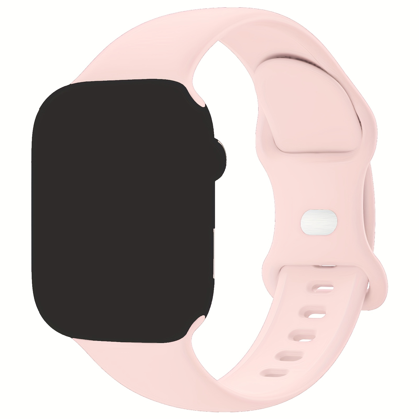 1 Pack Sport Bands Compatible With For Watch Band 38mm 40mm 41mm 42mm 44mm 45mm 49mm, Soft Silicone Strap Compatible With For Iwatch For Watch Series 9 7 6 5 4 3 2 1 Se Women Men (watch Not Included)