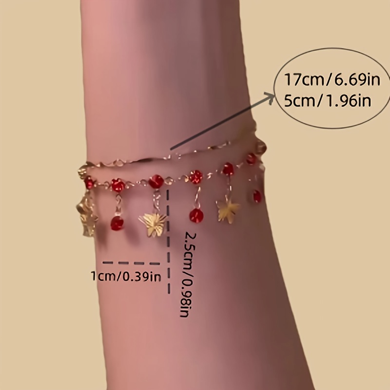 Butterfly Charm Bracelet Alloy Daily Wear