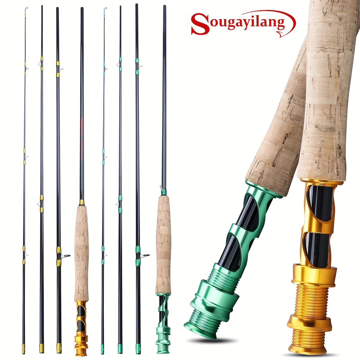 Sougayilang 5/6 Fly Fishing Rod Reel Combos Lightweight - Temu