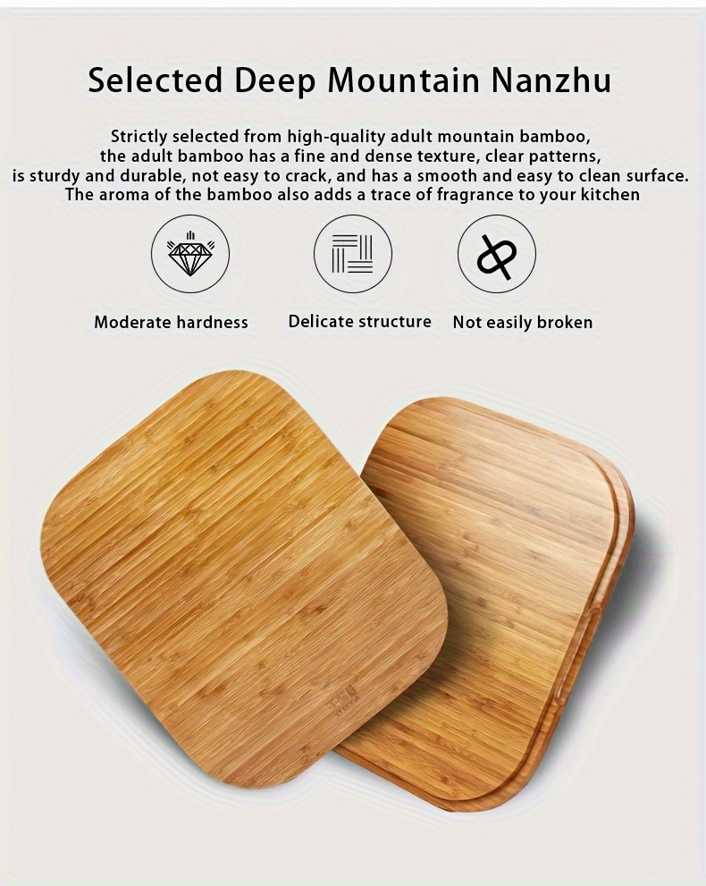 2 in 1 premium bamboo cutting board     and easy to clean for effortless meat and vegetable preparation   essential for holidays and everyday use details 1