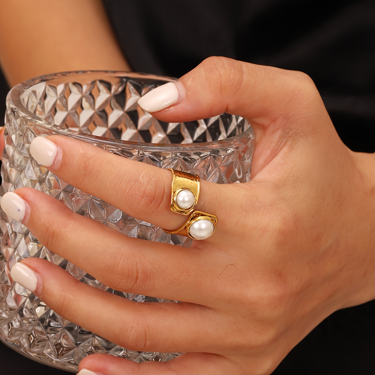 1 טבעת זהב 304 טבעת פתיחה מפלדת אל-חלד, טבעות מידות לצרפתים, טבעות מידות לצרפתים, טבעות מידות לצרפתים, טבעות מידות לצרפתים