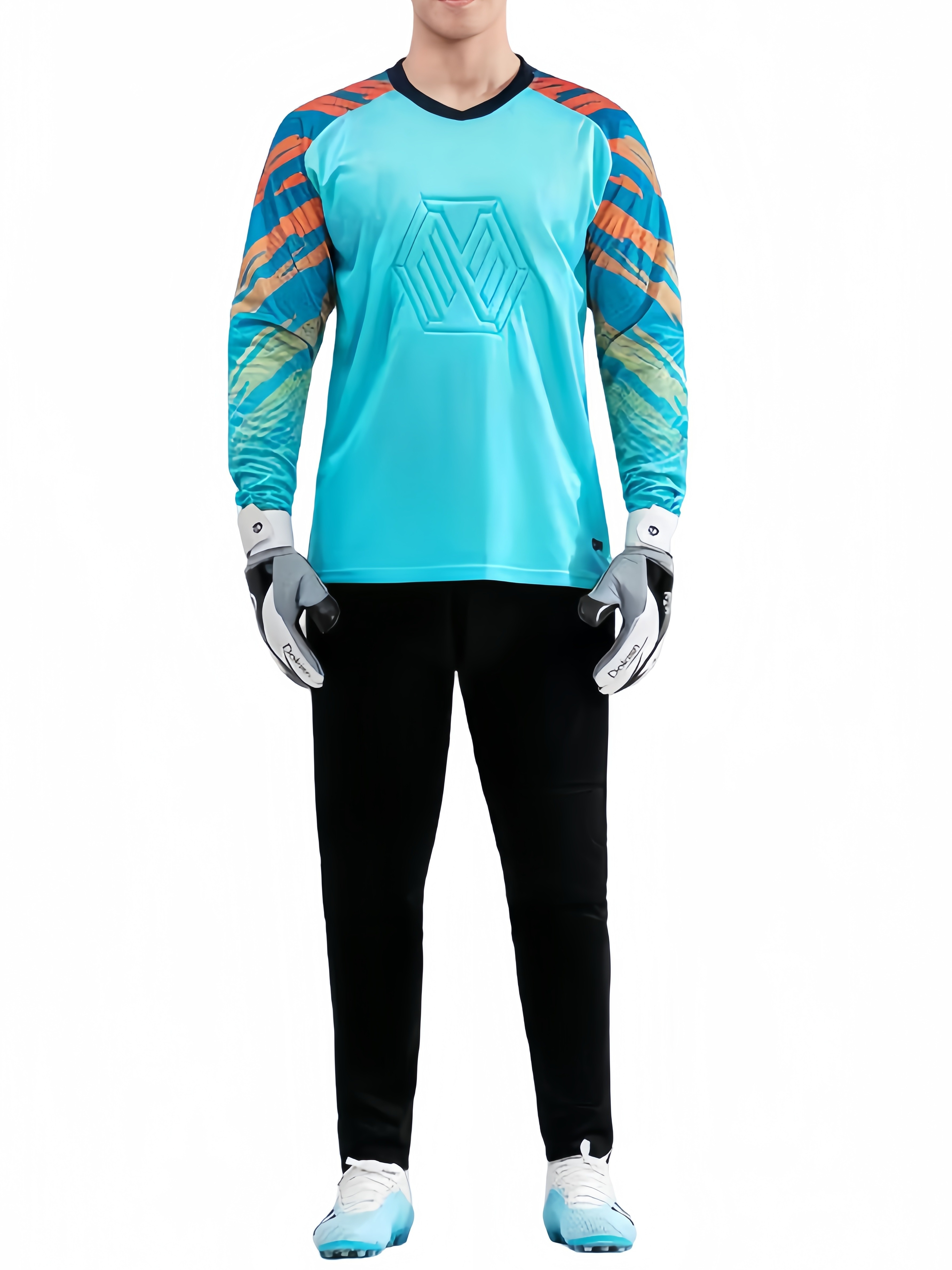 Maglia Portiere Calcio Bambini - Imbottita, Maniche Lunghe, Protettiva, Poliestere - Foto 4