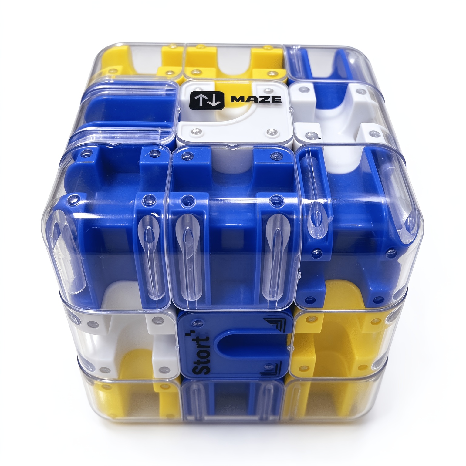 Image of 3d Puzzles Maze Cube - 3d Maze Magic Cube & Ball, Training Toy, High-difficulty Brain Teaser Puzzle, Educational Gift For Teens