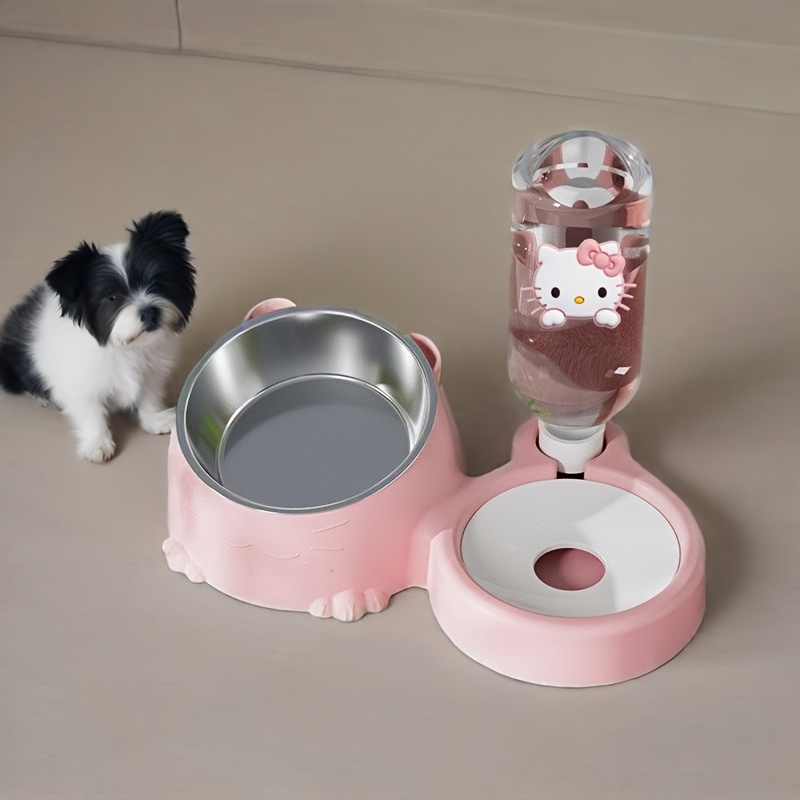 2-in-1 Sanrio Hello Kitty Stainless Steel Gravity-Fed Pet Bowl... product image 8
