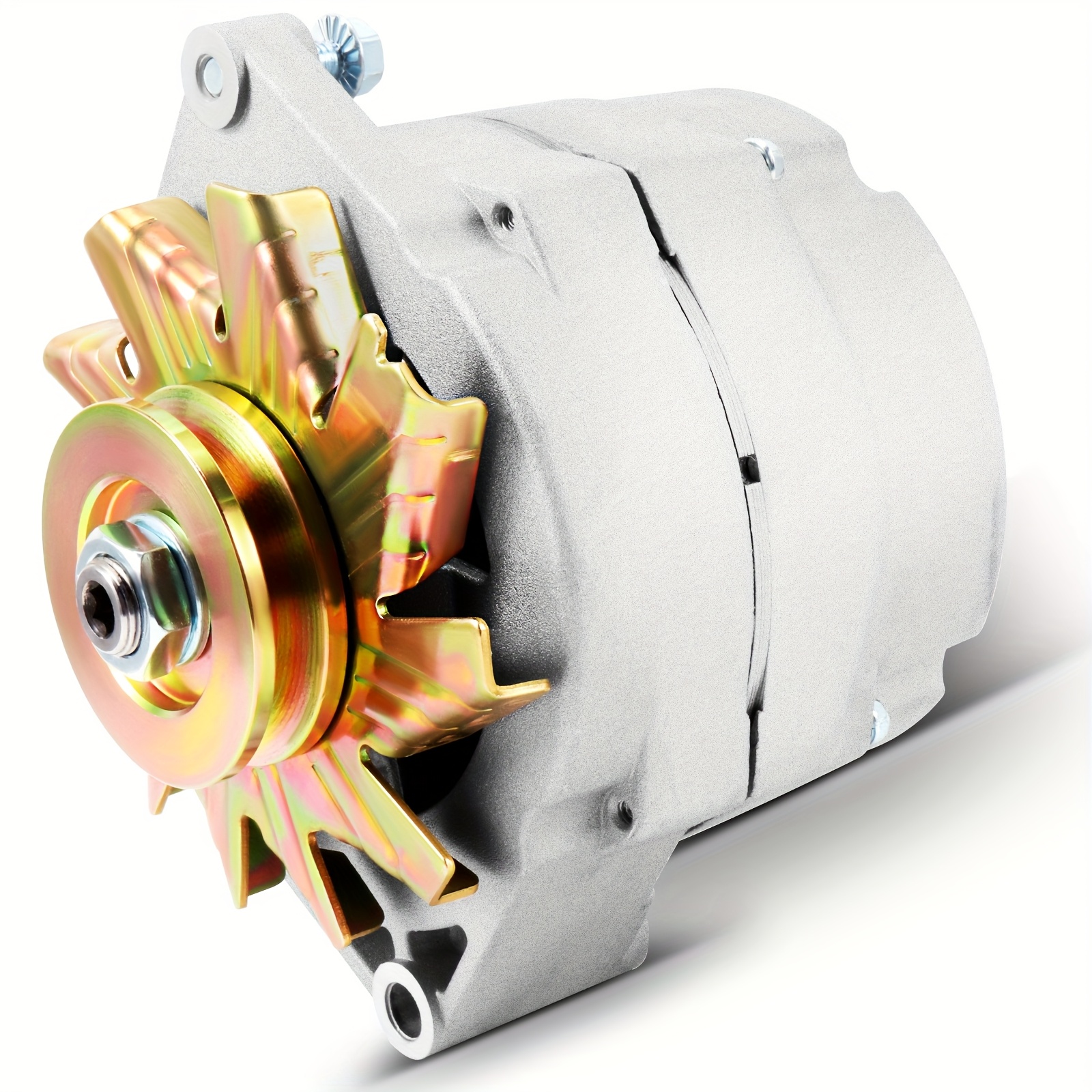 TEMU High-output 105amp 10si Self-exciting Alternator Suitable For Sbc Bbc Gm Models, Compatible With Adr0151, Adr0335, And 7127-se105, Without Battery