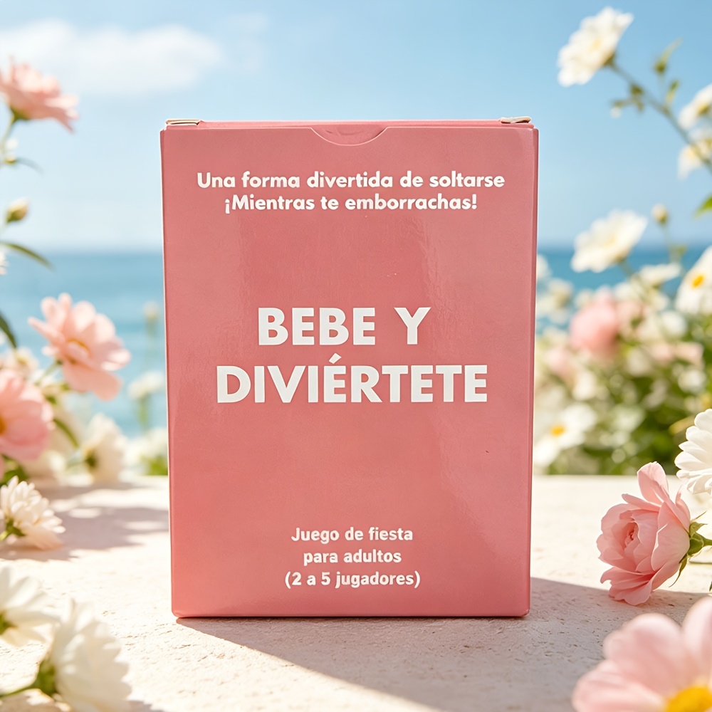 TEMU de bebida en español para bares, fiestas y reuniones familiares - Juego de mesa en español para , regalos de Navidad, despedidas de soltero