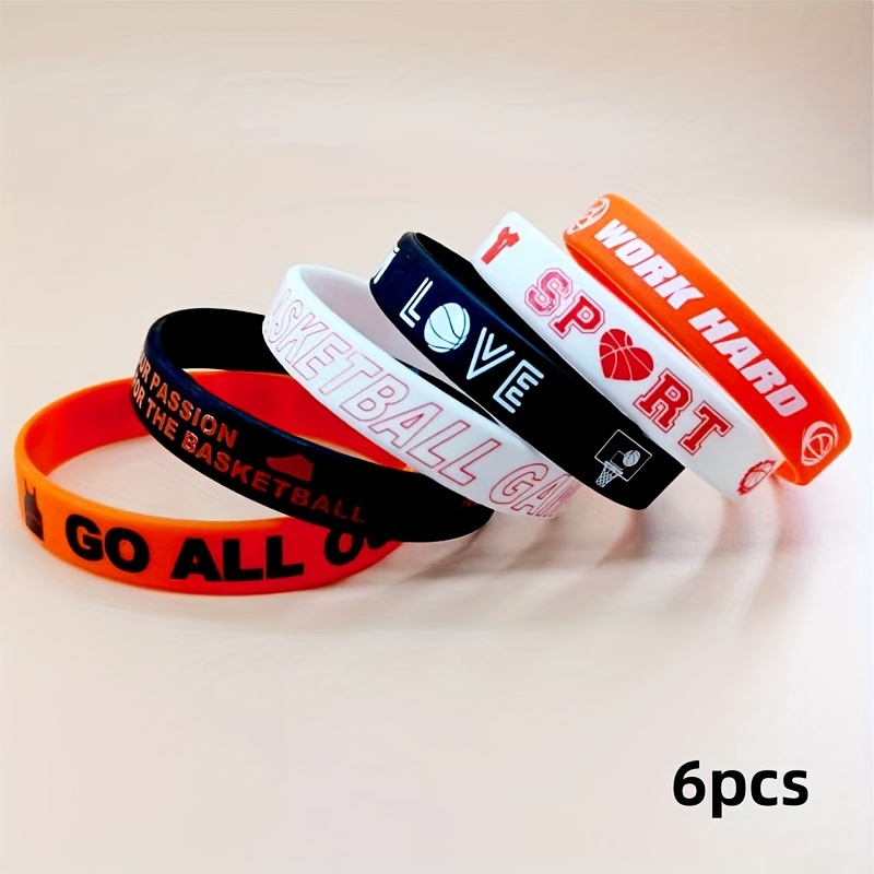 Basketball Bracelets Men's Silicone Sports Bracelets NBA - Main Image