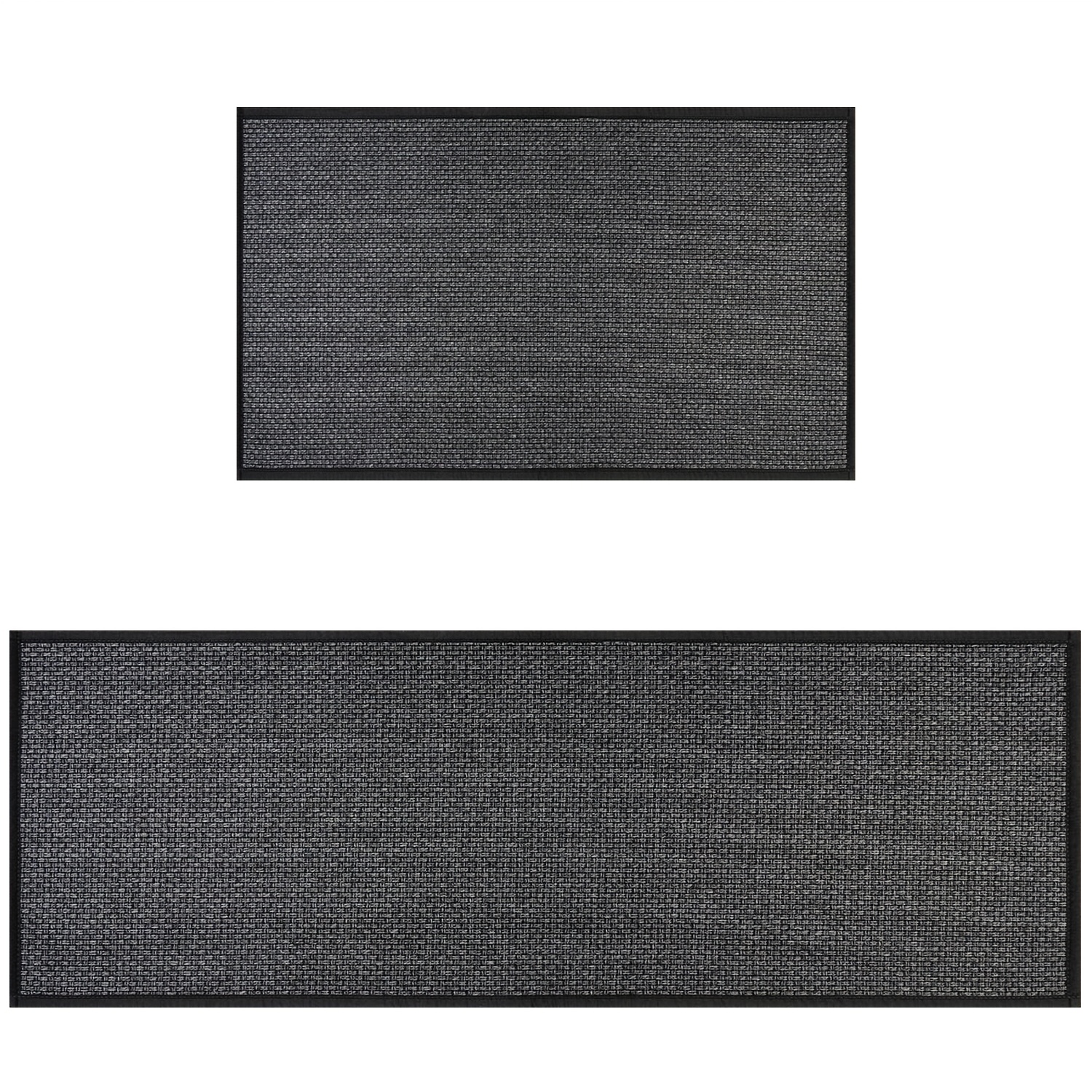 TEMU Kitchen Mat Set Of 2pcs, Non Skid Washable Kitchen Floor Runner Rugs, For Kitchen Floor, Absorbent Runner Standing Mats Washable For Kitchen,