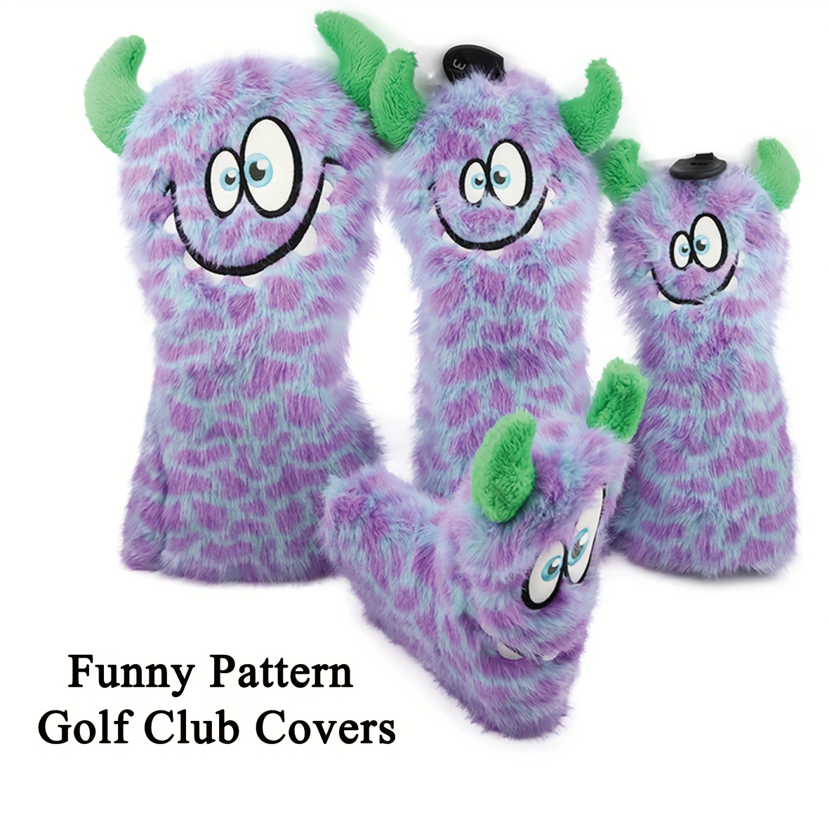 Couvre-club de golf pour putter lame, couvre-tête en cuir
