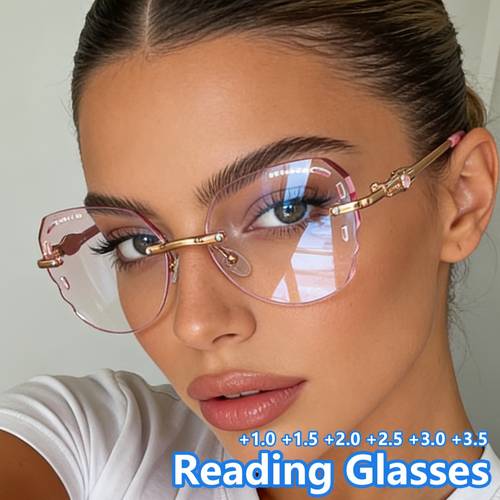 new fashionable elegant glasses metal frame with pc lens irregular glasses frames exquisite personality suitable for office