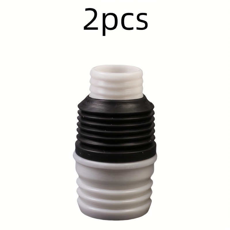 2pcs Drain Pipe Reducing Extension Adapter, Includes 1 Gasket, Compatible With Drain Pipe Of 22mm/0.866in - 32mm/1.26in Inner Diameter