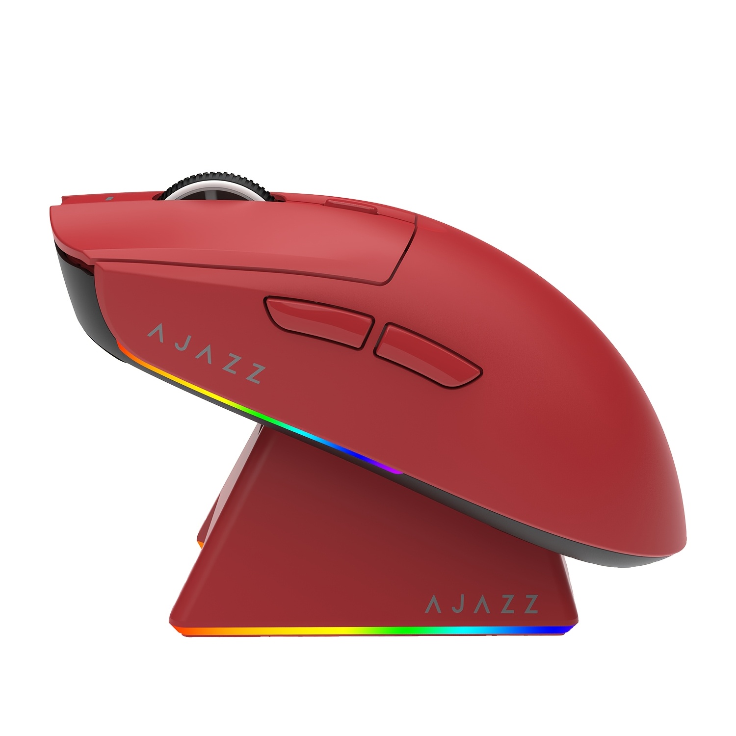 Ajazz New Aj139 V2 Wireless Mouse With Charging Dock, 3311 Chip, 1:1000 Rate, 500mah Long-lasting Rechargeable Battery, Mouse Receiver = Charging Dock