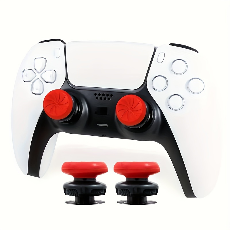 

2-piece Anti-slip Thumb Grip Caps For Ps4 & Ps5 - Enhanced Height Protection, Durable Abs Material