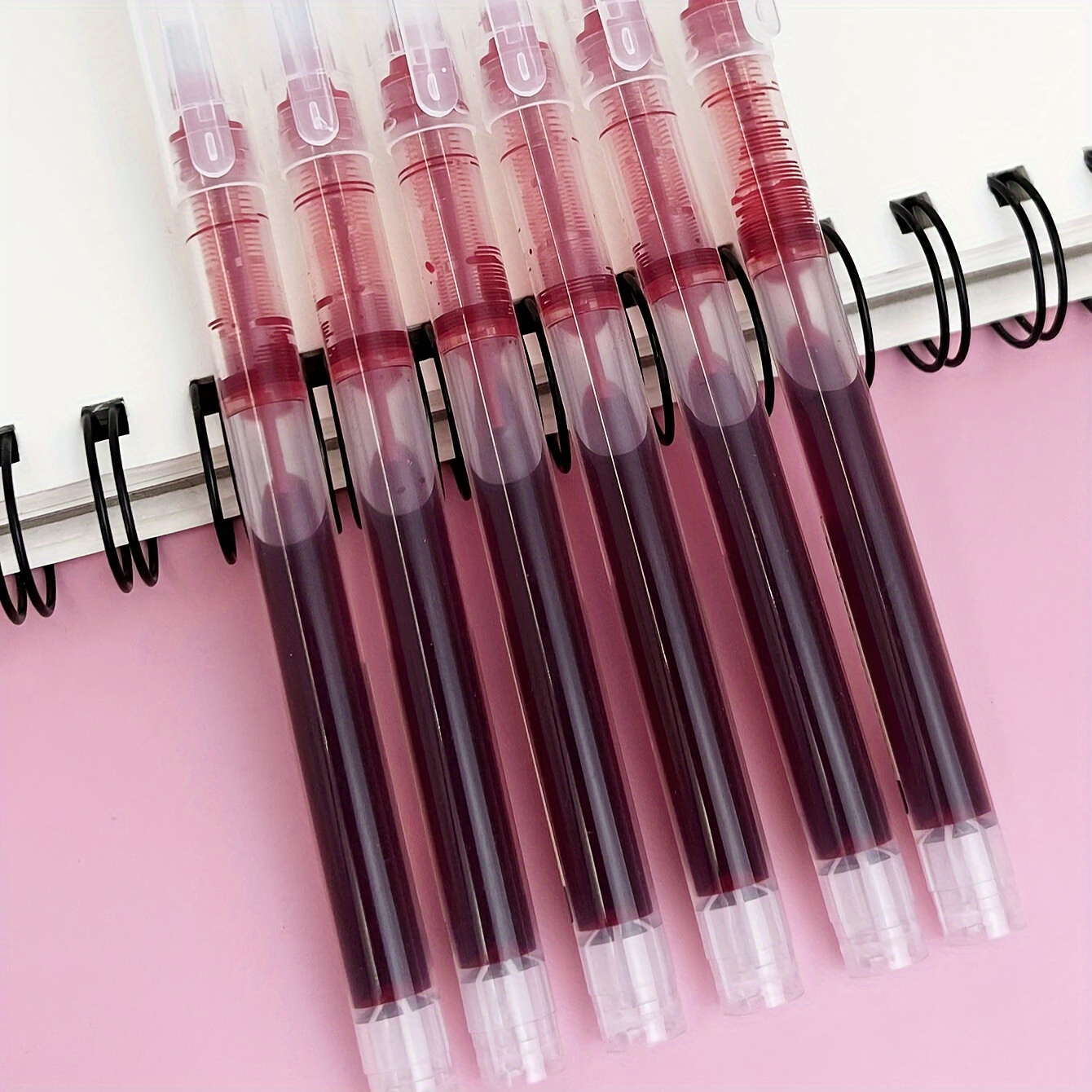 

6pcs Quick- Pens - Fine Point 0.5mm, Large Capacity - Writing, Drawing & Journaling