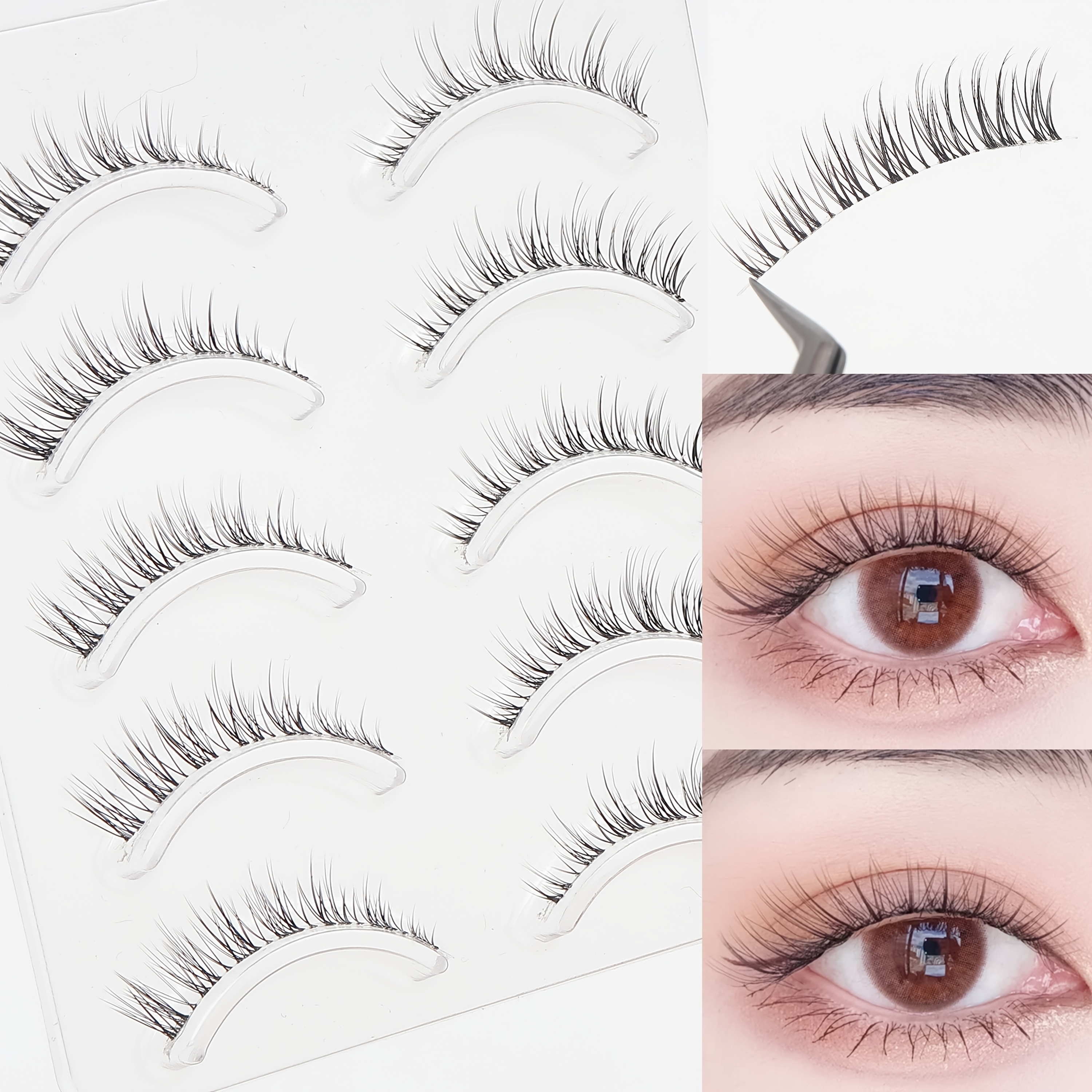 wimpern ohne kleber - Kostenloser Versand fr Artikel, die von Temu  versendet werden