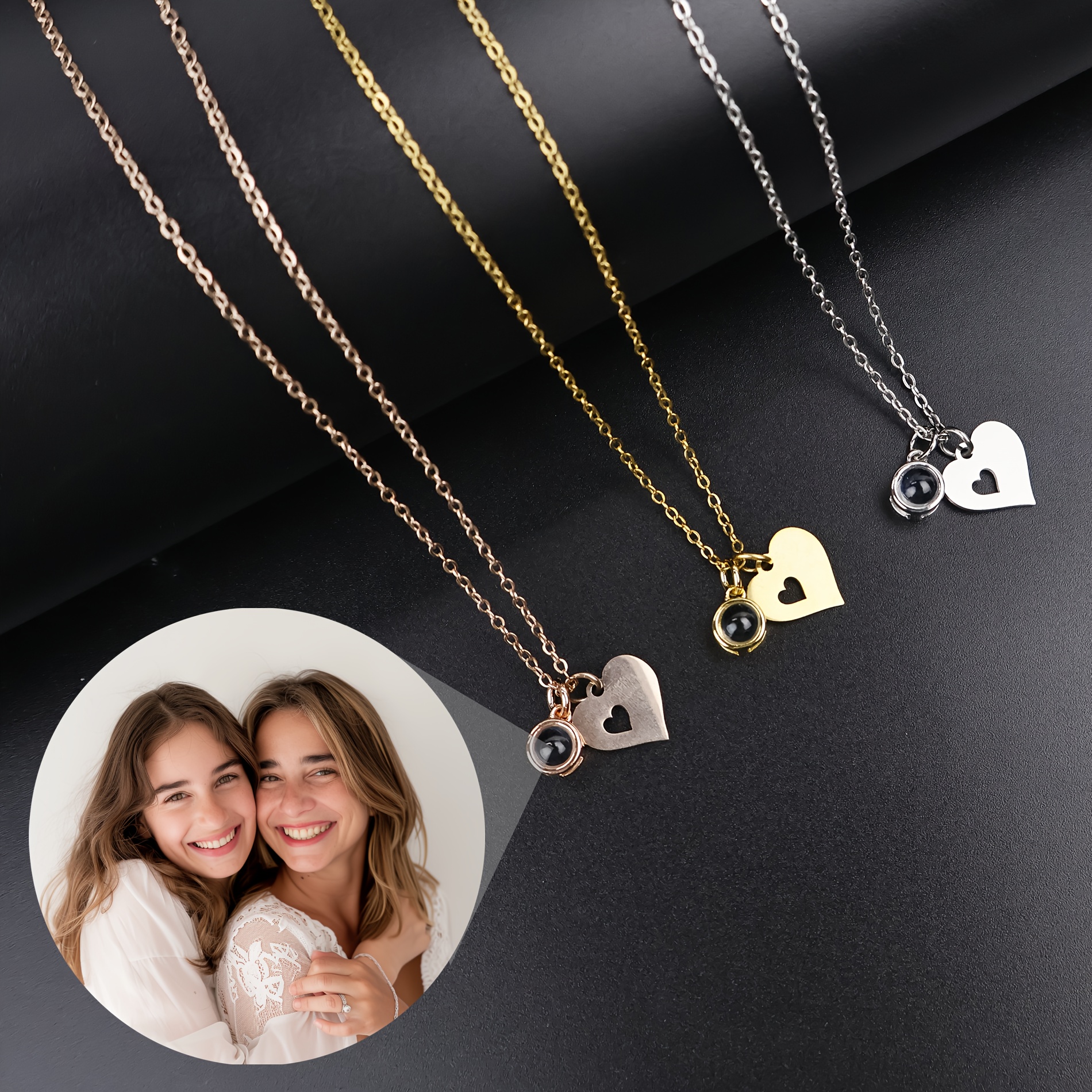 

Necklace - Steel Pendant Titanium , For &