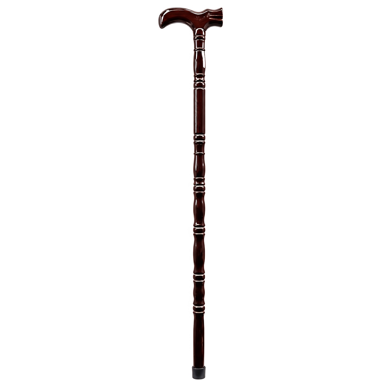 Image of Walking Stick Elegant Ergonomic Handle Sturdy Lightweight Natural Design Wooden Handle