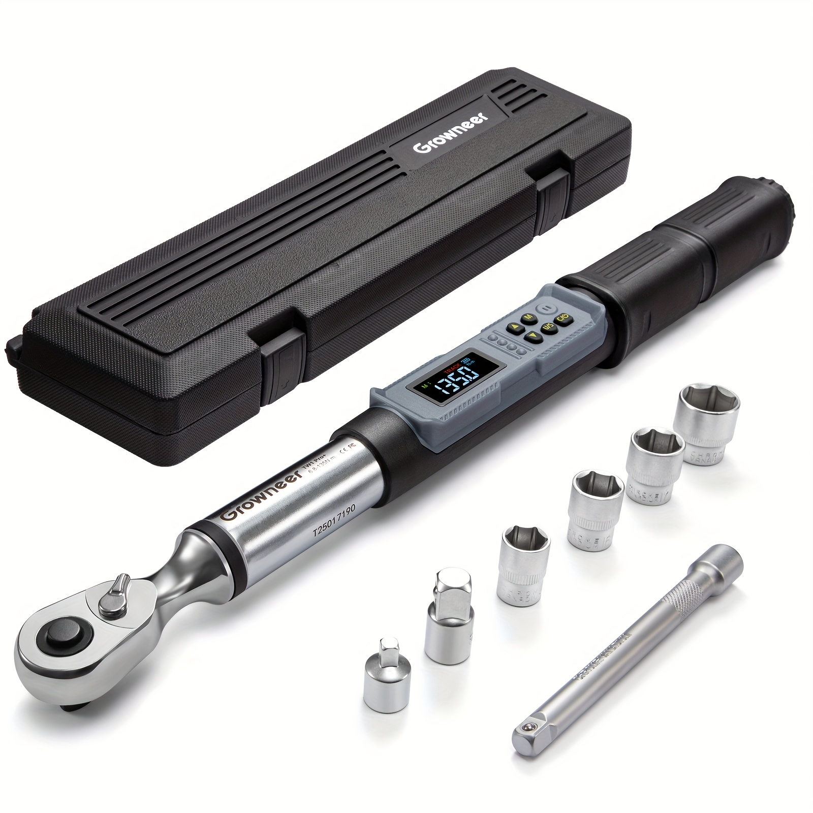 digital torque wrench 30 340 nm 1 4 3 8 1 2 drive - Temu
