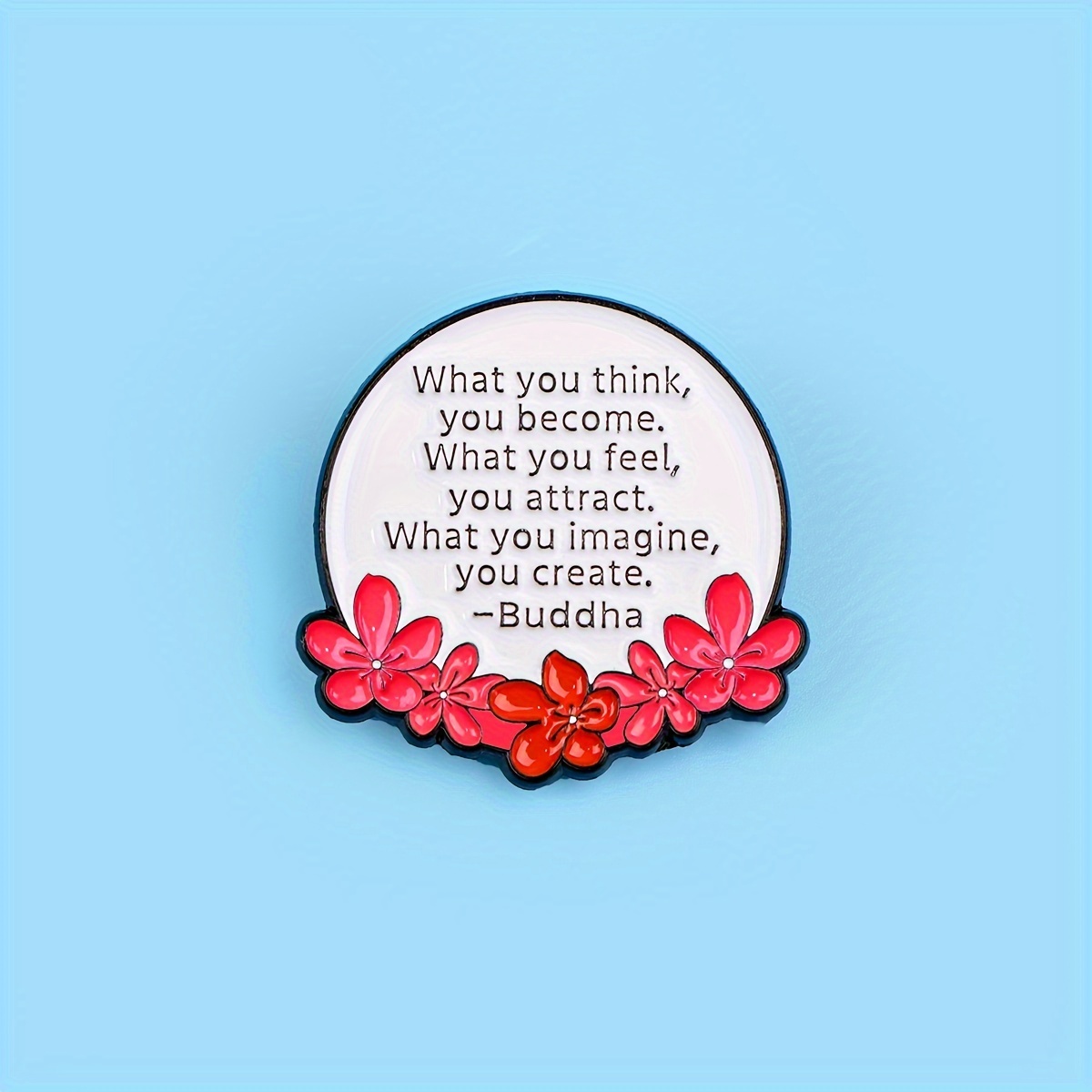 What You , . What You Feel, You Flower Cartoon Lapel Pins Enamel Pin For Backpacks Briefcase Badges Brooch For Clothes Accessories Book Lovers Fashion Gifts 1pc