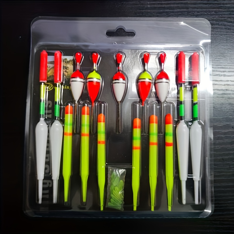 TEMU 15pcs Set - High- Plastic Bobs For , Durable & Long-lasting, In Durable Plastic Blister