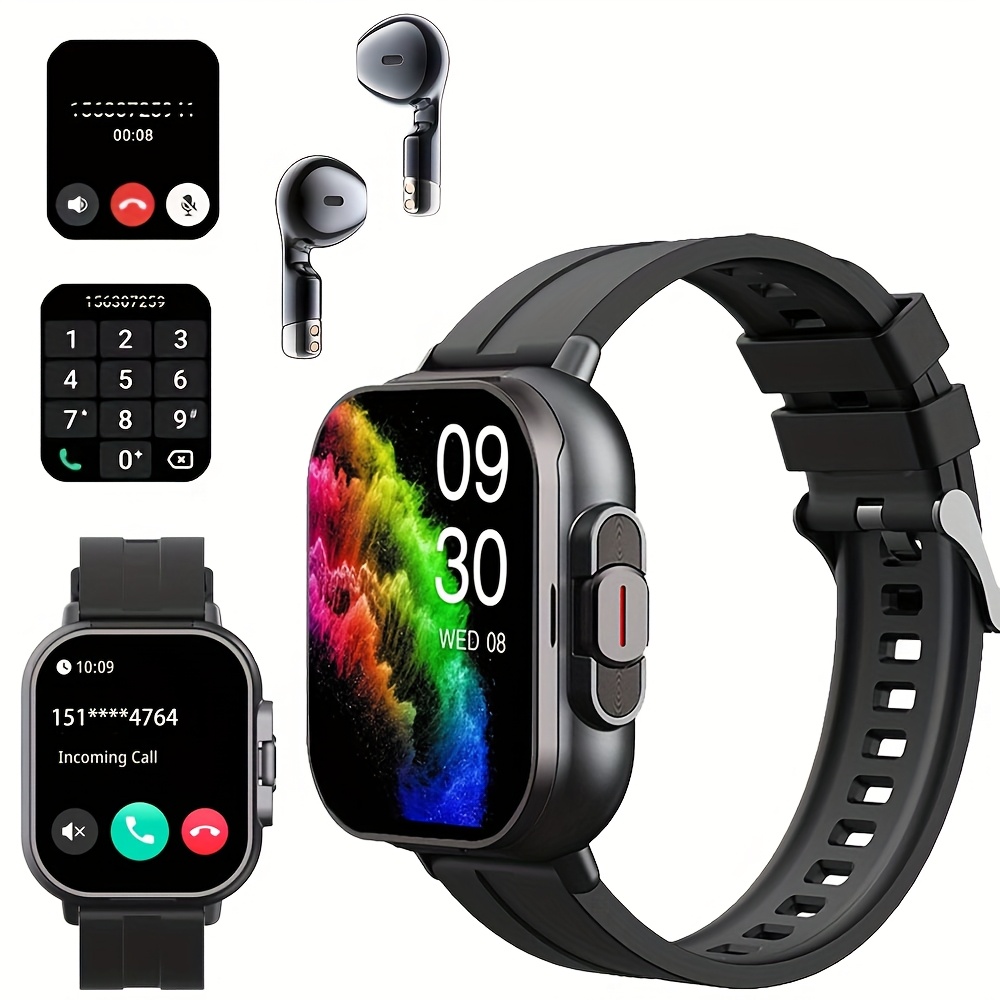 Apple Watch With Watch Tws Smart Watch Wireless Headphones 1pc *'s