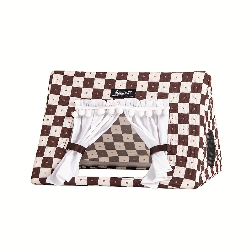 Adorable Tent House For Guinea Pigs And Hamsters - A Cottage Suitable For Small To Medium Pets, Featuring A Removable And Washable Design For