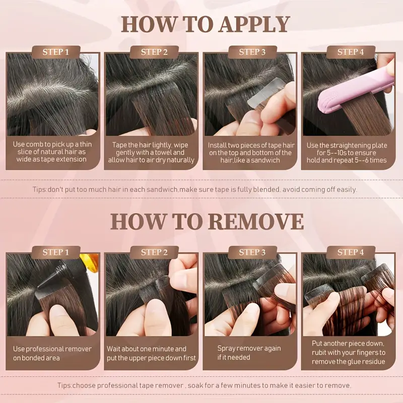 20pcs straight tape in 100 human hair extensions highlight human hairy seamless invisible for thin hair woman top quality thick ends healthy and durable human hair extensions invisible tape in for salon details 1