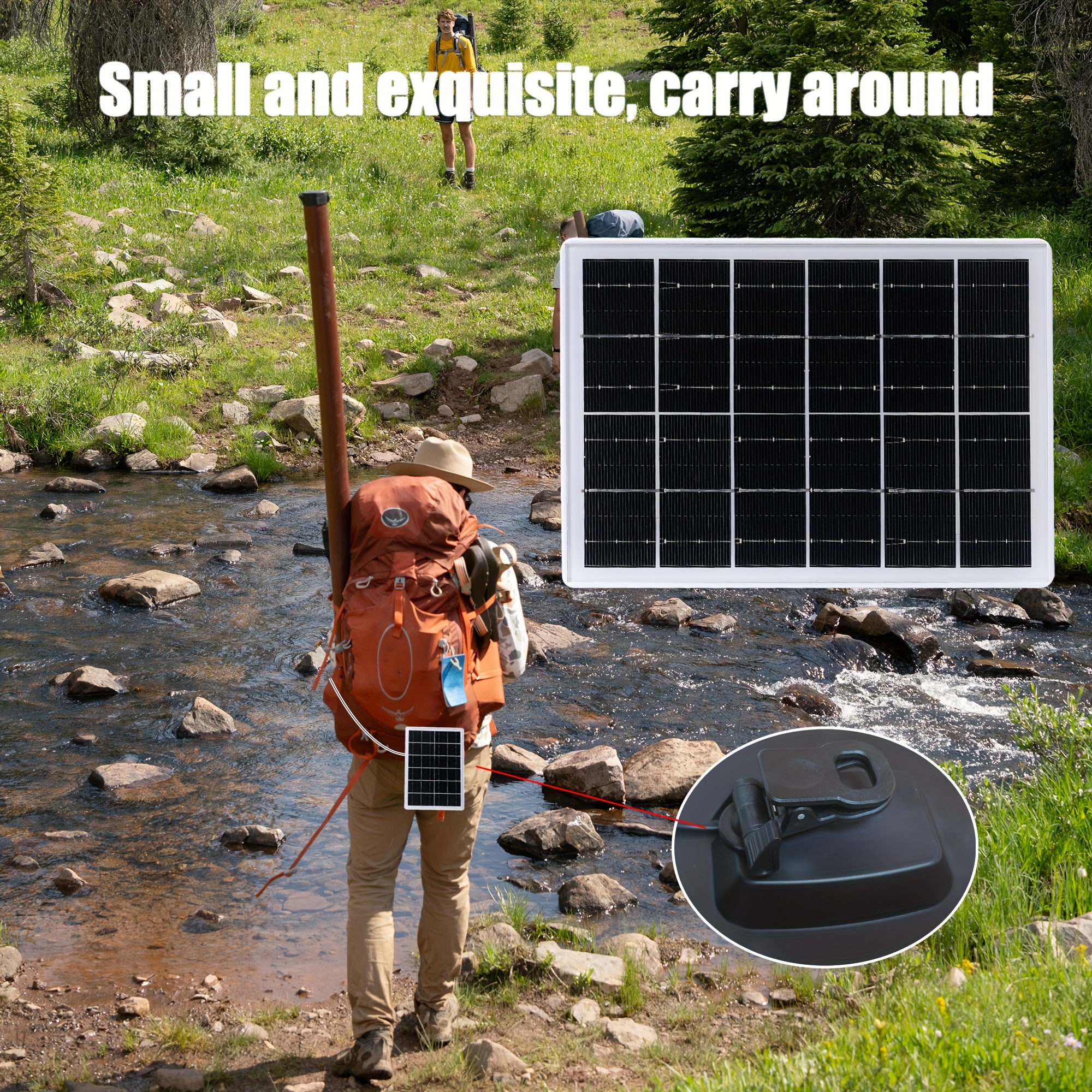4000mah portable solar charger panel with usb connector, 3w solar-powered charging station for outdoor camping, mobile phones, flashlights, sports cameras and small fans, solar panel with built in battery, portable solar panel, solar panel portable, solar charging station, solar power bank portable charger, solar battery charger, camping power supply,   source,  , foldable panel, highefficiency panel, durable construction,   charger, campers and Product details 5