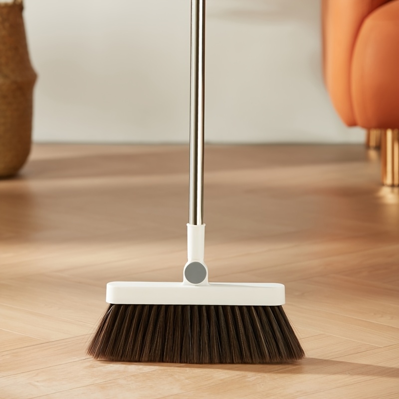 180° Rotatable Dust Broom, Hair, Soft Bristles, Home Ceiling Sweeping Brush For Living Room, Bedroom Cleaning