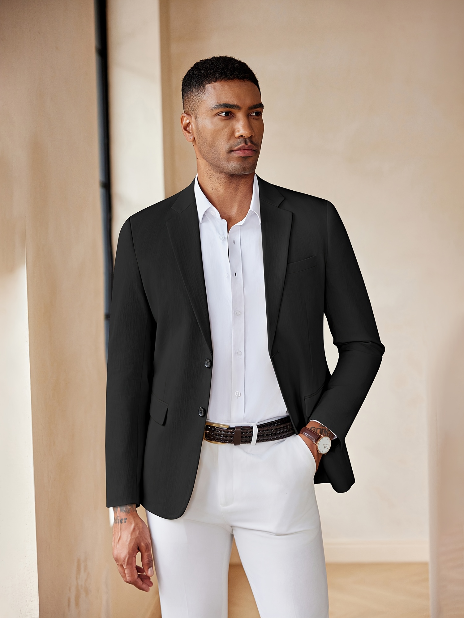 Coat Pant Casual Slim Fit Suit Jacket Blazer For Men Dovford Mens